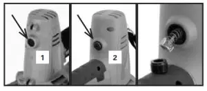 evolution EB225DWSHH 225mm Hand-remove the brushes