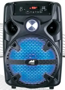 naxa NDS-8010 8 Inch 2000W Portable True Wireless Speakers