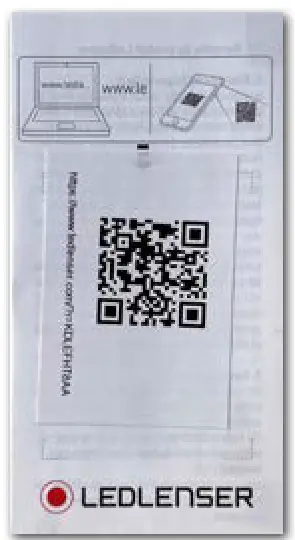 LEDLENSER 502189 P6R Signature LED Torch Rechargeable-QR code