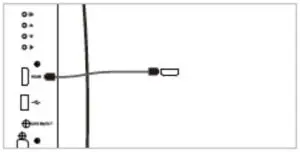 Connect a HDMI cable