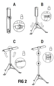 POWERSMITH PVLR8000A 8000 Lumen Rechargeable LED Work Light - fig2