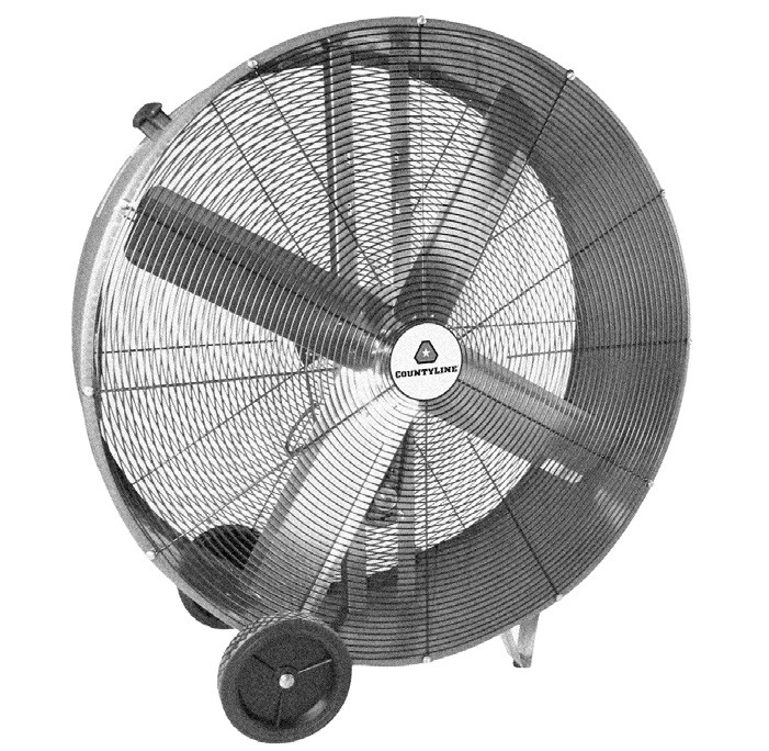 COUNTYLINE 1591461 36 IN Belt Drive Drum Fan