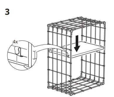 IKEA 404.890.22 GULLHULT Wall Shelf fig4