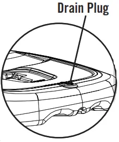 LifeTime Horizon Stand-Up Paddleboard with Paddle - Drain Plug