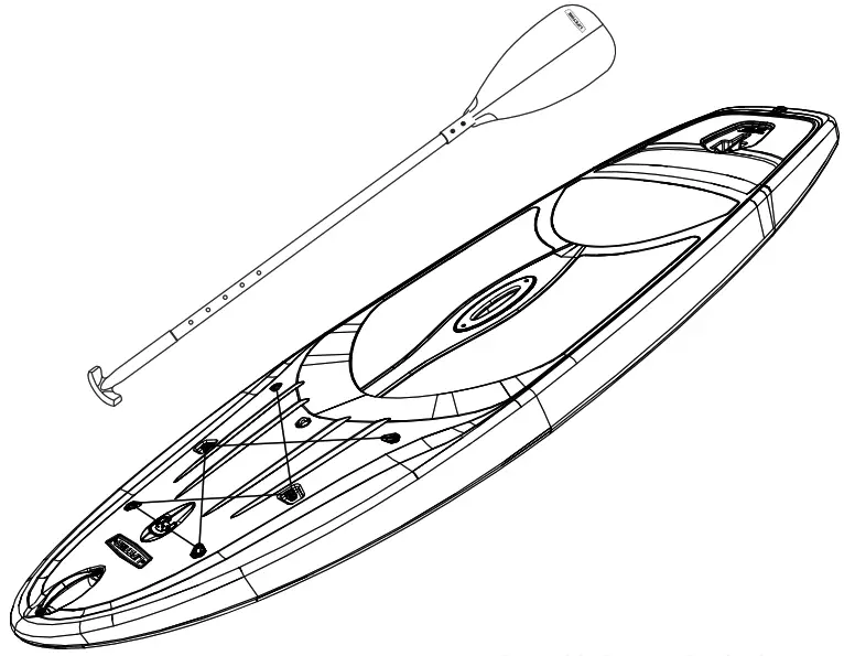 LifeTime Horizon Stand-Up Paddleboard with Paddle - Paddleboard