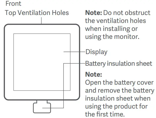 Miaomiaoce Technology MHO C122 Smart Hygrothermograph - Front