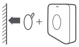 Miaomiaoce Technology MHO C122 Smart Hygrothermograph - adhesive sticker