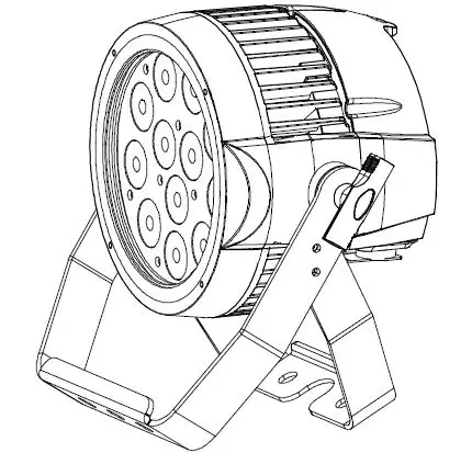 ADJ 12P HEX IP IP65 Outdoor Rated LED Par Lighting