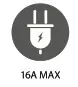 Output 16A max