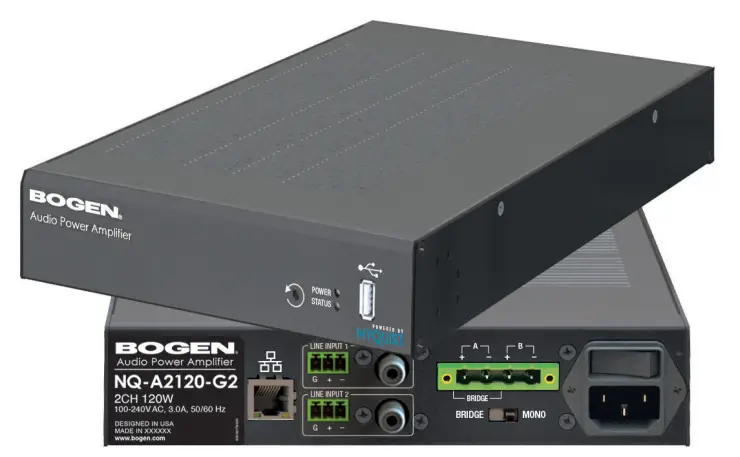 NYQUIST NQ-A2060-G2 Audio Power Amplifiers