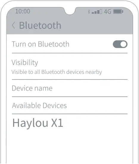 HAYLOU X1 - How to Connect