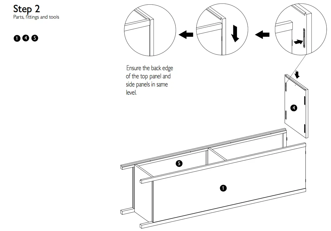 JOHAN Chevron Tall Boy - Step 2