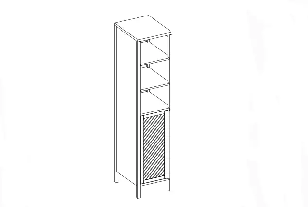 Johan Chevron Tall Boy User Manual