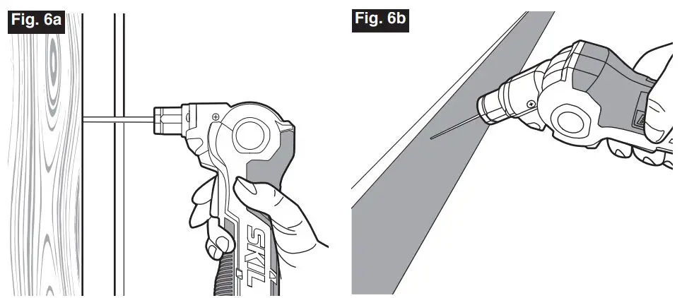 SKIL AH6552A-00 PWRCORE 12 12V BL Auto Hammer Owner's Manual - Fig 6a b