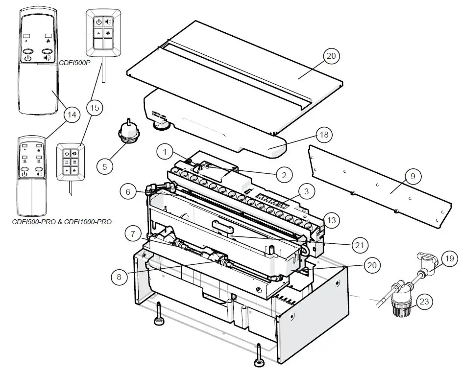 Dimplex CDFI1000P Built-In Fireplace FIG-5