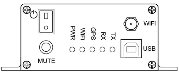 QUARK-ELEC QK-A051T Class B AIS Transponder- Status LEDs