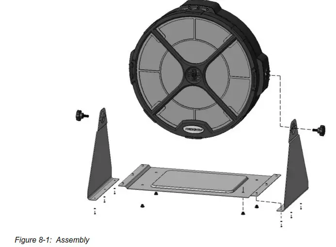 POWERMATIC PM1250 Electrostatic Air Filtration- Figure 8-1
