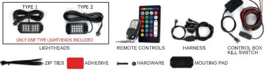 FIG 2 PACKAGE INCLUDES