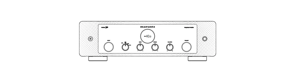 Marantz 30 Integrated Amplifier With Phono Stage User Guide Marantz 30 Integrated Amplifier With Phono Stage User Guide