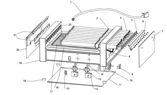 ADCRAFT RG 05 Hot Dog Roller Grill - figure 7