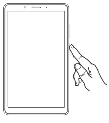 Lenovo TB 7306F Tab M7 Smart Tablet - Turning on