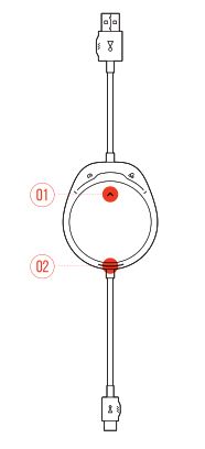 JBL Quantum ONE Controls on USB cable