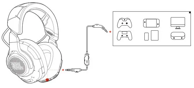 JBL Quantum ONE With 3.5mm audio