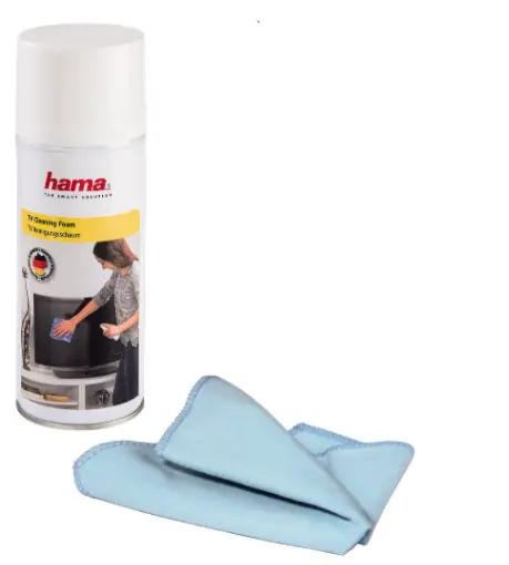 hama 00095883 TV Cleaning Foam 400 ml Including Cloth