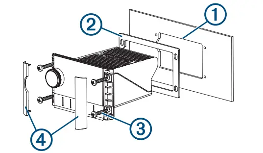 FUSION SRX400 Apollo Marine Zone Stereo