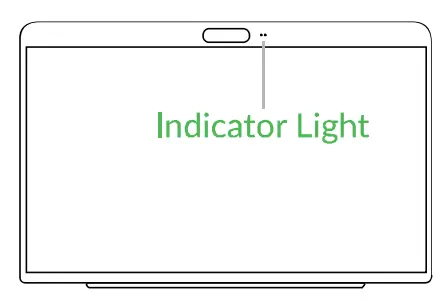 DTEN DBA0027 Personal Collaboration Device for Your Home Office - indicator