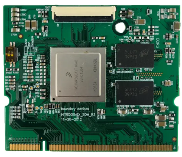 BOUNDARY DEVICES Nitrogen6X SOM i.MX6 ARM System on Module fig 1