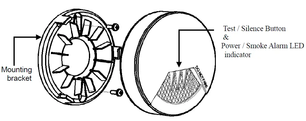 Z-WAVE PSG01 Smoke Alarm Sensor 5