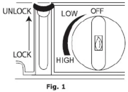 XUNDA PGS-4 Portable Gas Stove Home BBQ Camping Gas Cooker Single Burner Gas Stove - Fig 1