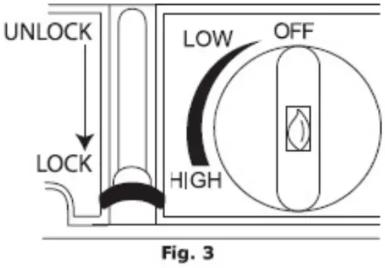 XUNDA PGS-4 Portable Gas Stove Home BBQ Camping Gas Cooker Single Burner Gas Stove - Fig 3