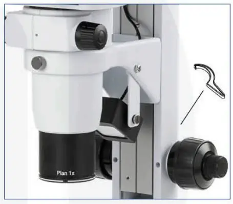 euromex 1724 DZ Series Microscope - Adjusting the diopter