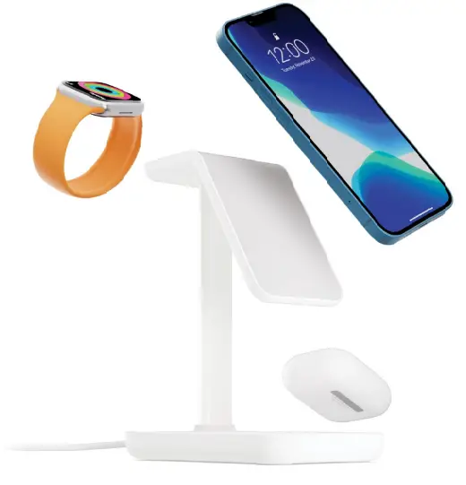 twelve south 12-2145 HiRise 3 3-in-1 Desktop Charging Stand