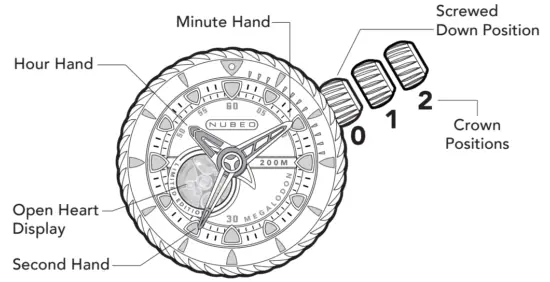 AUTOMATIC WITH OPEN HEART DISPLAY