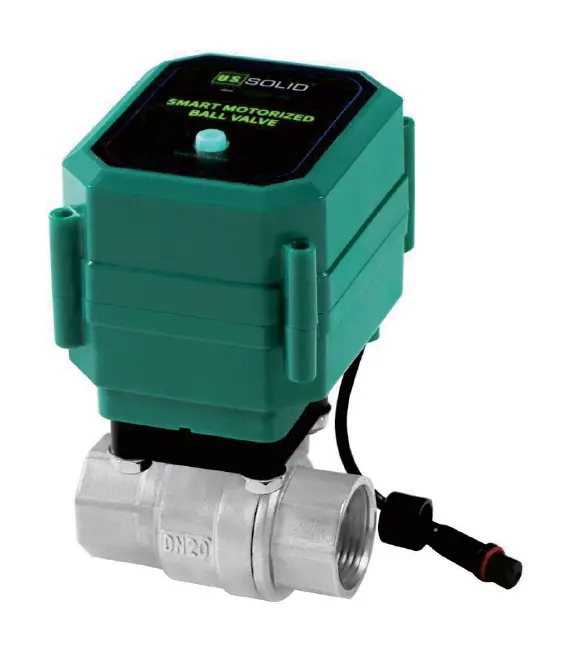 U S SOLID MSV00083 Smart Motorized Ball Valve Instruction product