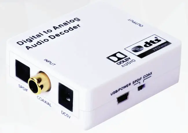 TECH DIGITAL JTD-820 DIGITAL TO ANALOG AUDIO DECODER