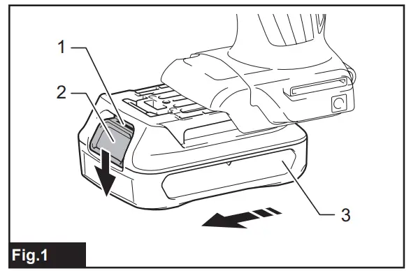makita TW140D Cordless Impact Wrench fig 1