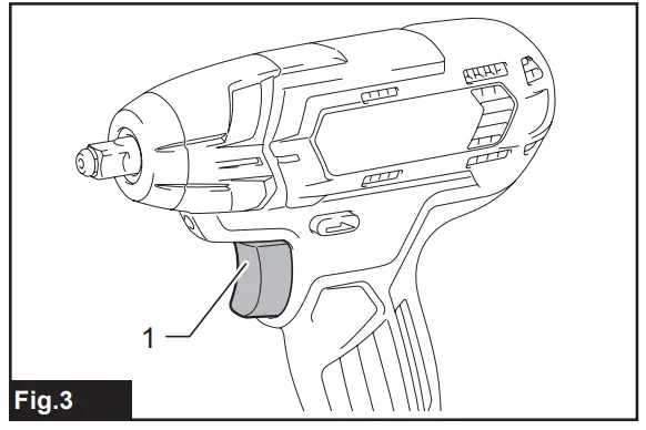 makita TW140D Cordless Impact Wrench fig 3