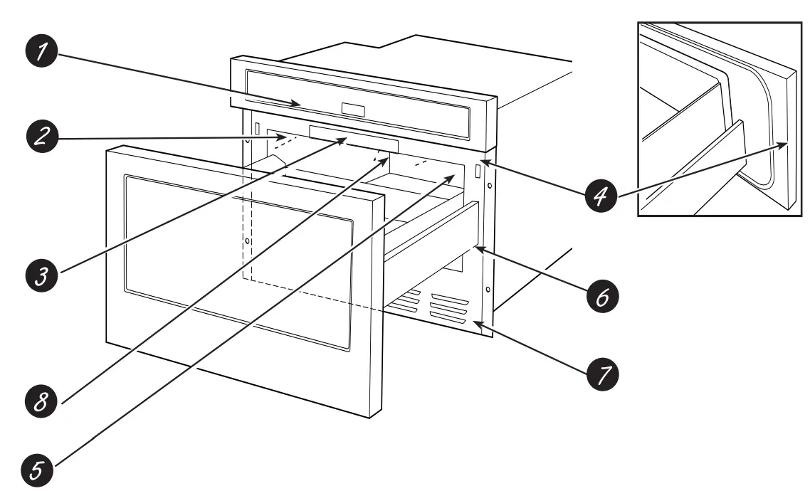 Monogram ZWL1126SJSS Drawer Microwave - FEATURES