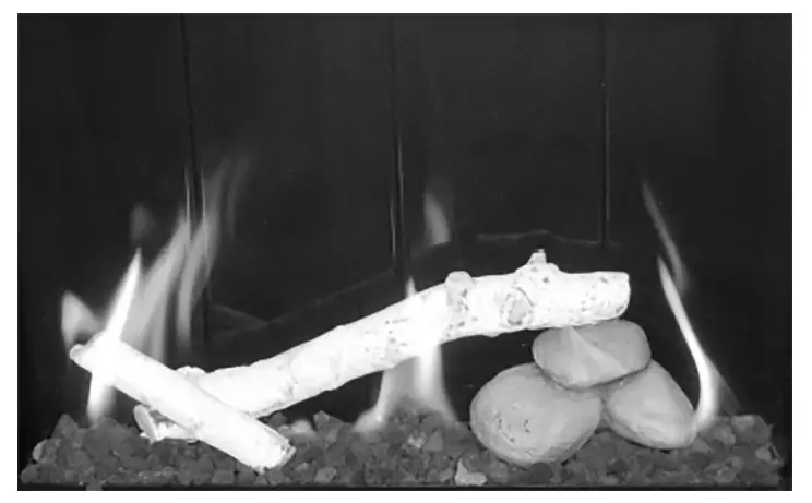 Installation of the Birch Log Set