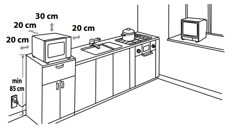 SHARP R 2 201H K W Built in Microwave Oven-fig4