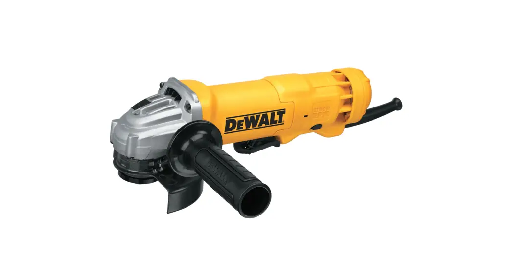 Dewalt Dwe43066 Heavy-duty Small Angle Trigger Switch Grinder Instruction Manual