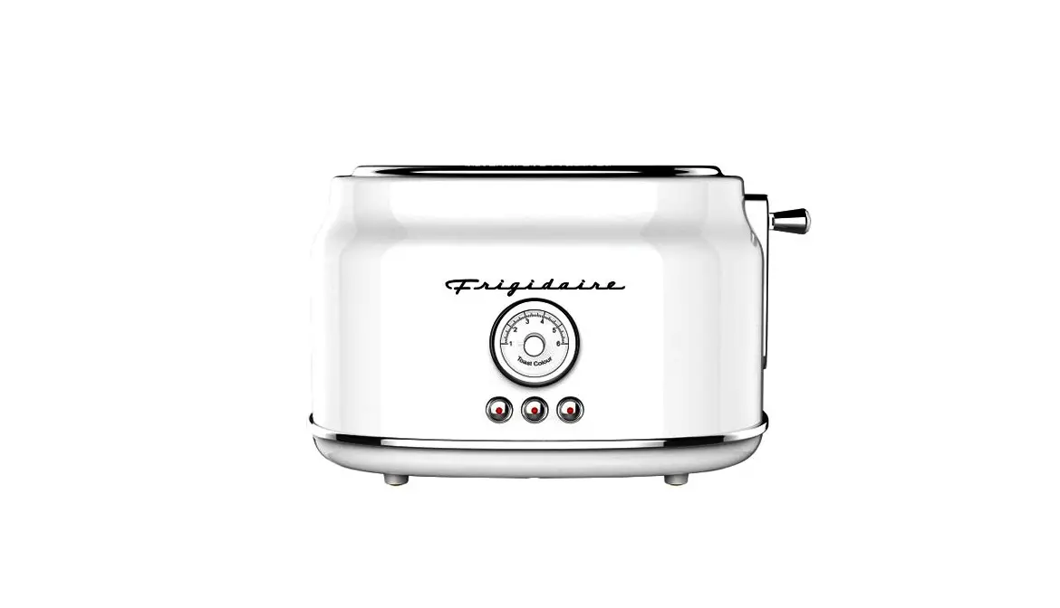 Frigidaire Eto102 900w 2 Slice White Wide Slot Retro Toaster User Manual