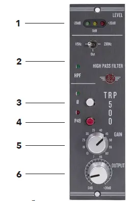 AEA-500-Series-TRP500 Mic-Preamplifier-Module-fig-2