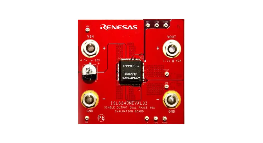 Renesas Isl8225meval3z Evaluation Board User Manual Renesas Isl8225meval3z Evaluation Board User Manual