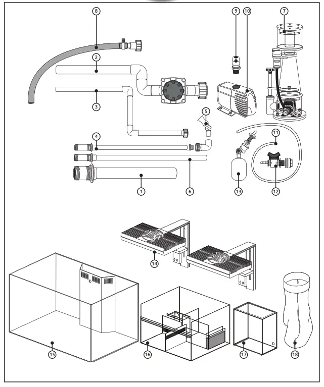 Blue Marine Reef 350 Complete Kit - fig1