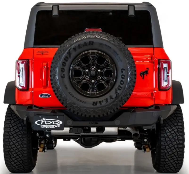 ADDICTIVE DESERT DESIGNS R23012NA01NA 2021-Current Ford Bronco ADD Rock Fighter Rear Bumper
